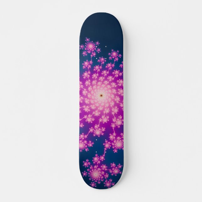 Happy New Year Fractal Skateboard (Front)