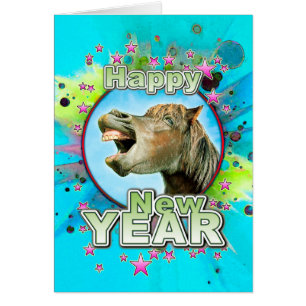 Happy New Year from the laughing horse