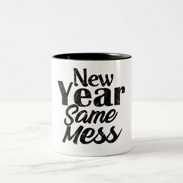 Happy New Year Funny Mug (Center)
