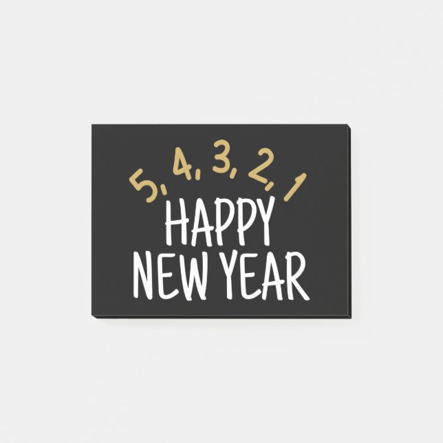 Happy New Year Funny Post-it Notes (Front)