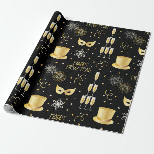 Happy New Year GB Wrapping Paper