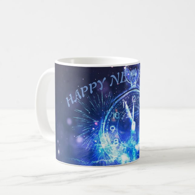 Happy New Year gift 2025 for her Coffee Mug (Front Left)
