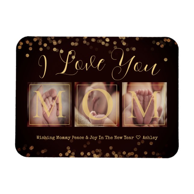 Happy New Year Gift for Mum Magnet (Horizontal)