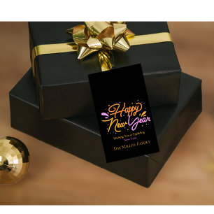 Happy New Year Gift Tag,New Year Favour Tag,  Tags