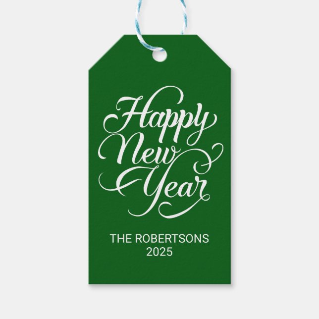 Happy New Year  Gift Tags (Front)