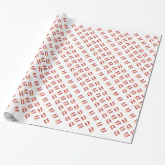 Happy New Year Green-Red jGibney The MUSEUM Wrapping Paper