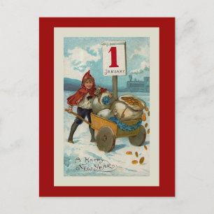 "Happy New Year" Greeting Card