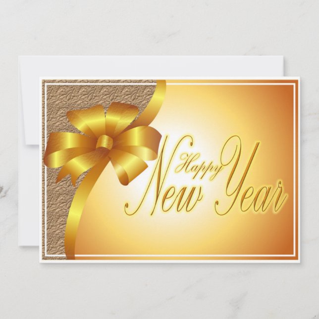 Happy New Year Greeting Card (Front)