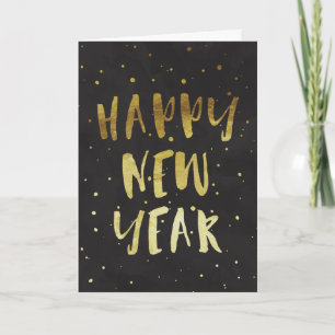 Happy New Year Greeting Card