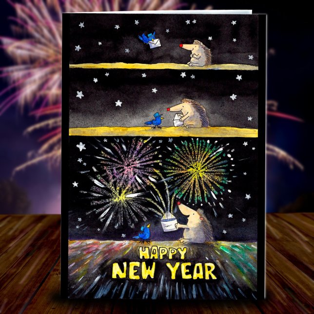 Happy New Year greeting card by Nicole Janes (Creator Uploaded)