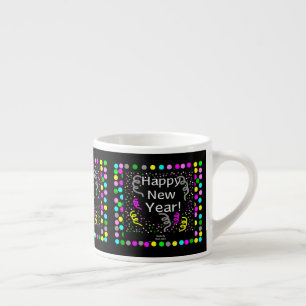 Happy New Year Greetings Espresso Mug