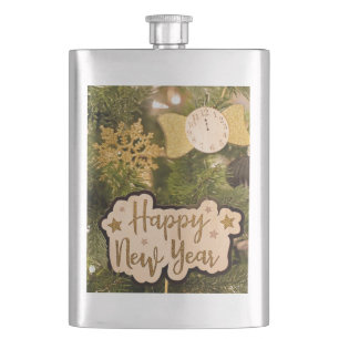 HAPPY NEW YEAR HIP FLASK
