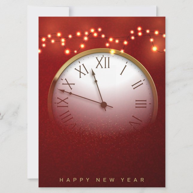 Happy New Year Holiday Card (Front)