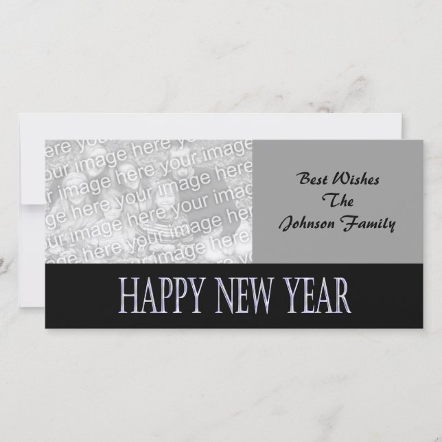 happy new year holiday card (Front)