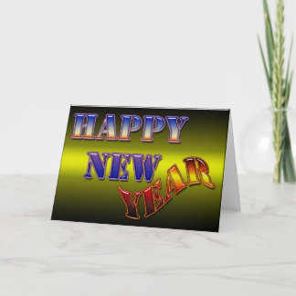 Happy New Year Holiday Card