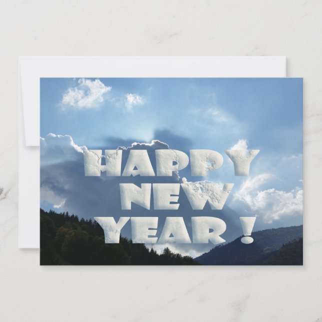 Happy New Year! Holiday Card (Front)
