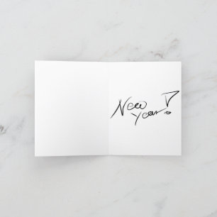 Happy New Year  Holiday Card