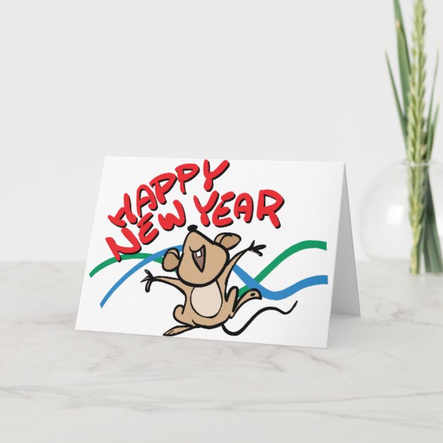Happy New Year Holiday Card (Front)