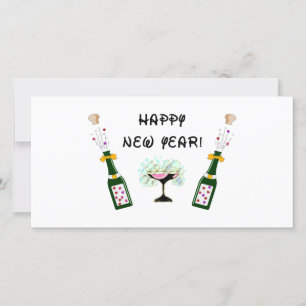 Happy New Year Holiday Card