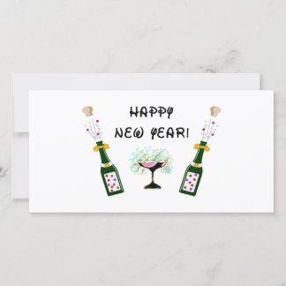Happy New Year Holiday Card