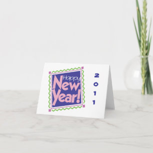 HAPPY NEW YEAR HOLIDAY CARD