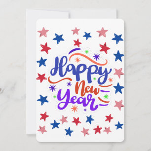 Happy new year holiday card