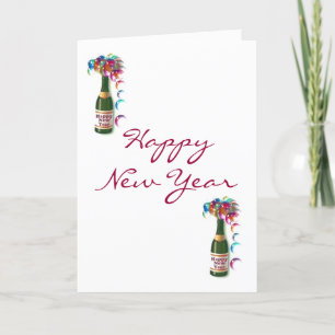 Happy New Year Holiday Card