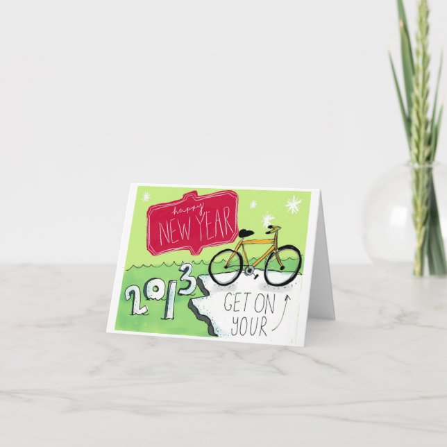 Happy New Year Holiday Card (Front)