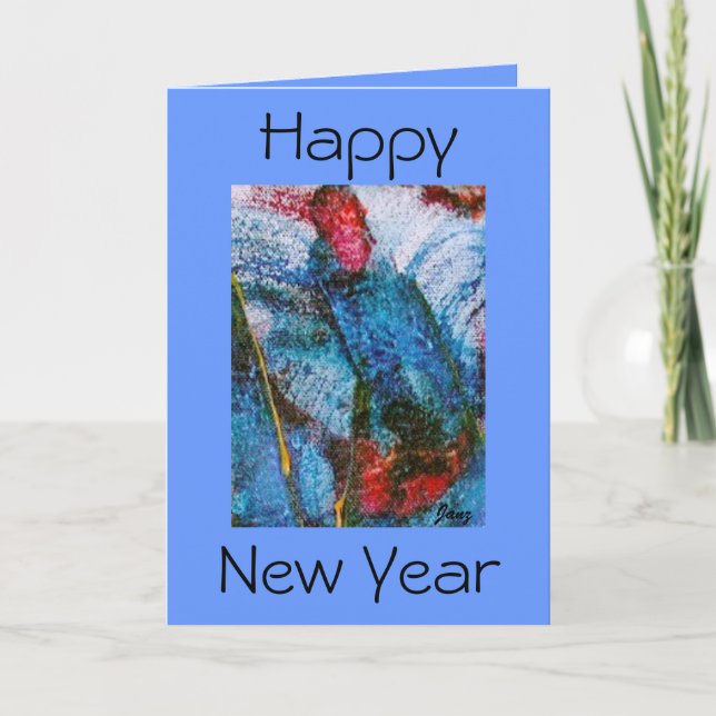 Happy New Year Holiday Card (Front)