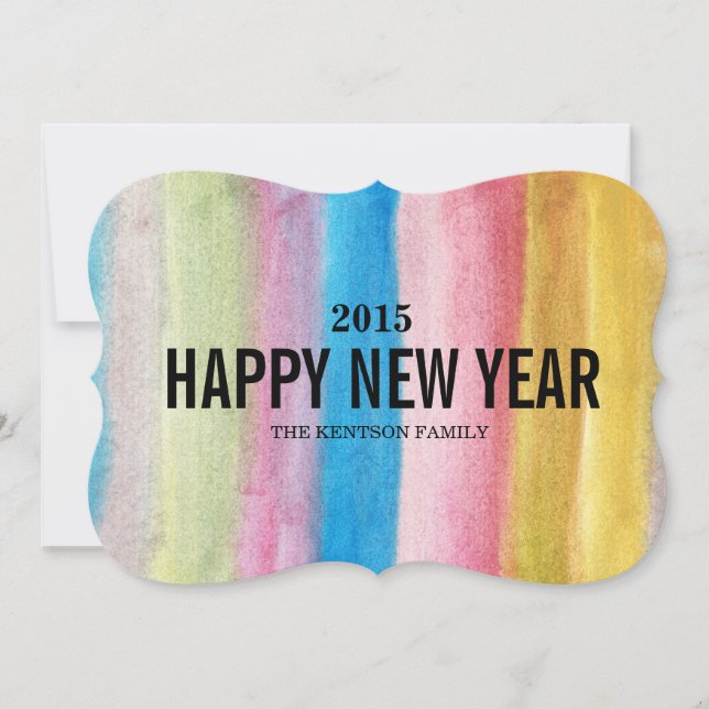 happy new year holiday card (Front)