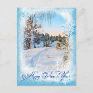 Happy New Year Holiday Postcard
