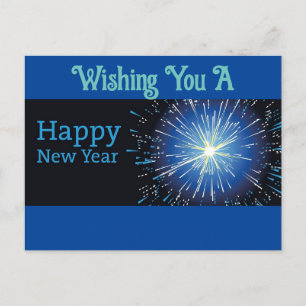 Happy New Year Holiday Postcard