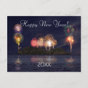 Happy New Year Holiday Postcard
