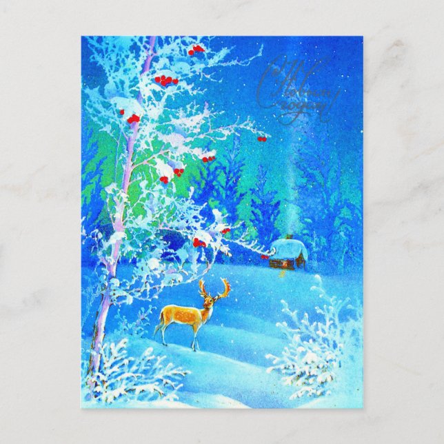 Happy New Year Holiday Postcard (Front)