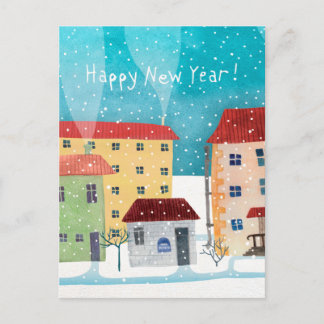 Happy New Year! Holiday Postcard