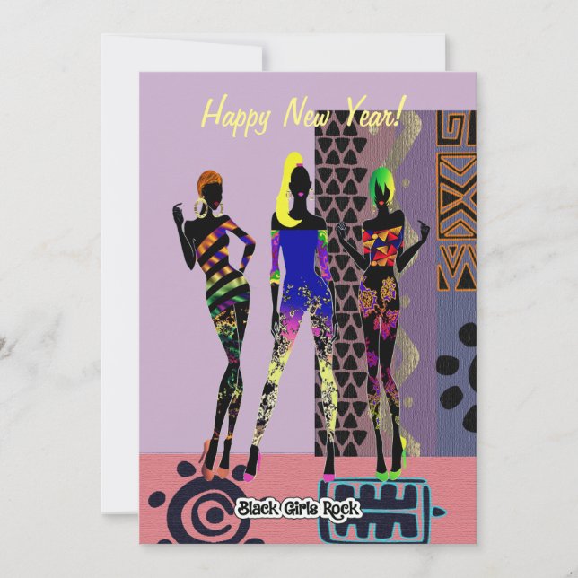 Happy New Year Invitation (Front)