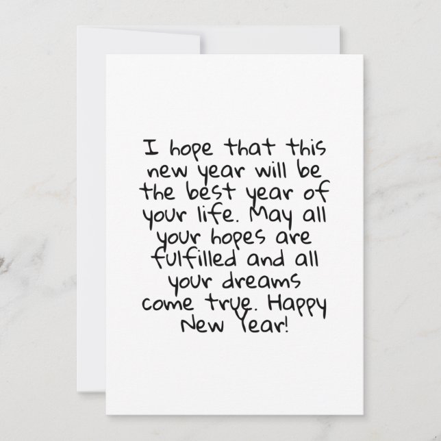 HAPPY NEW YEAR INVITATION (Front)