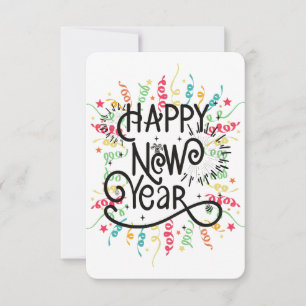   Happy new year Invitation