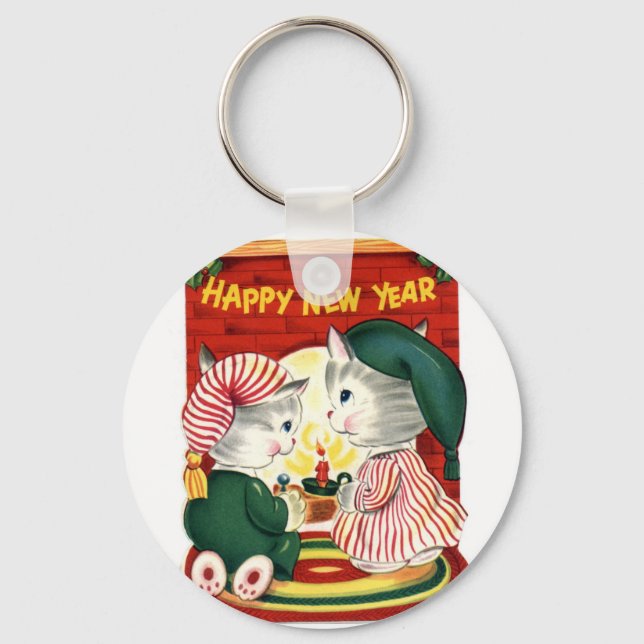 Happy New Year Key Ring (Front)