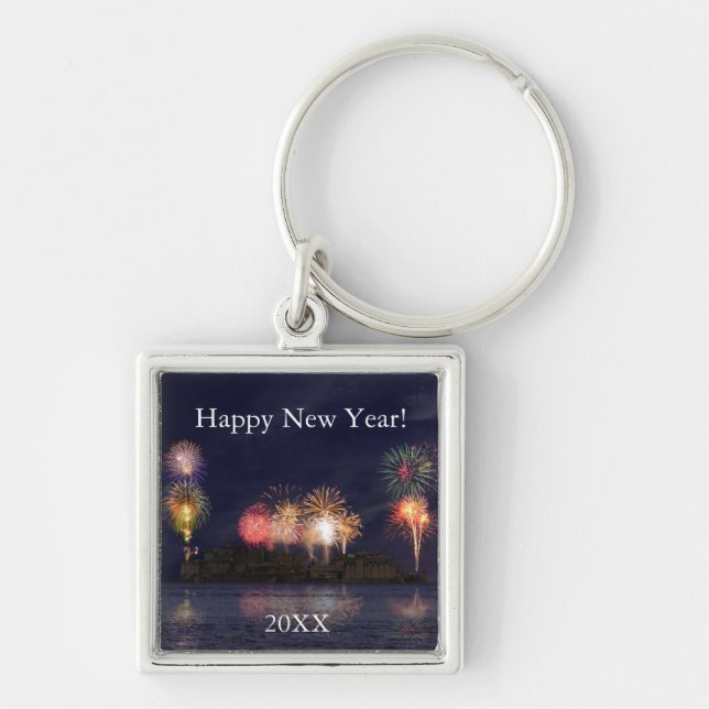 Happy New Year Key Ring (Front)