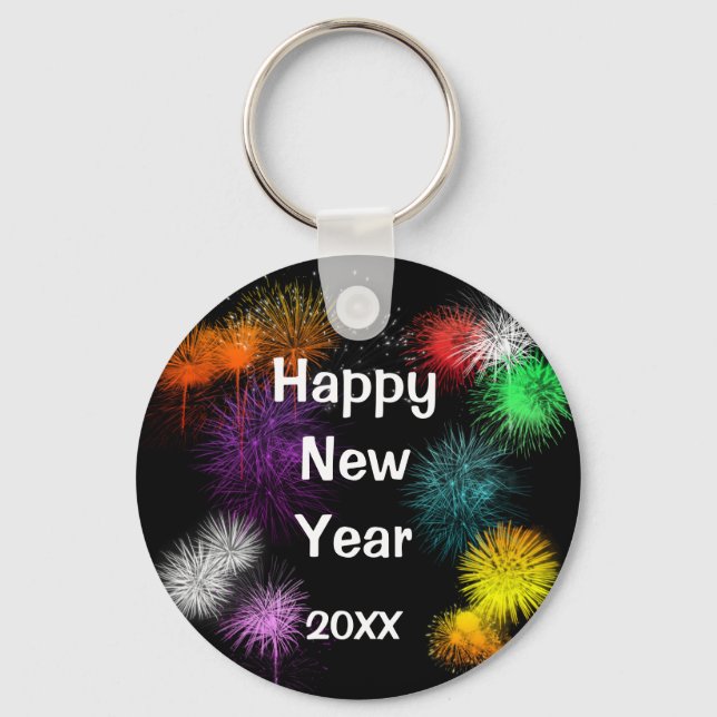 Happy New Year Key Ring (Front)