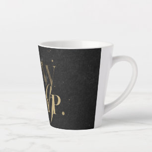 Happy new year  latte mug