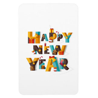 happy new year magnet
