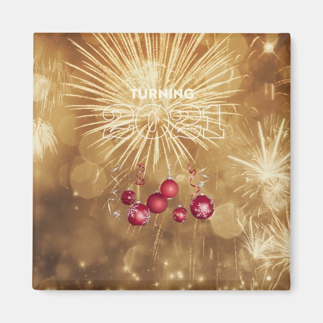 Happy New Year Magnet (Front)