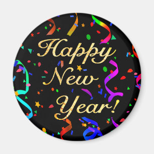 "Happy New Year!" magnet