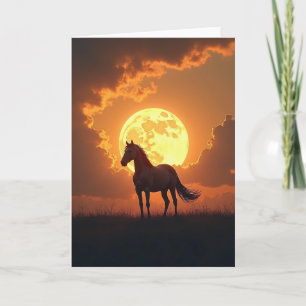 Happy New Year Majestic Steed Card