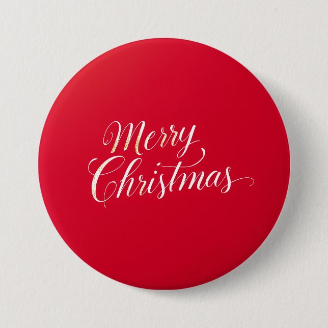 Happy New Year Merry Christmas Holiday Season 7.5 Cm Round Badge (Front)