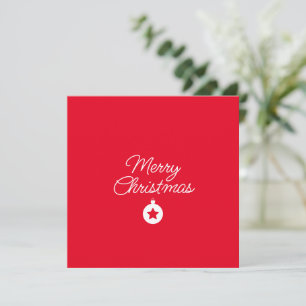 Happy New Year Merry Christmas Holiday Season Card
