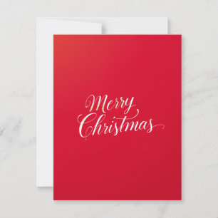 Happy New Year Merry Christmas Holiday Season Card