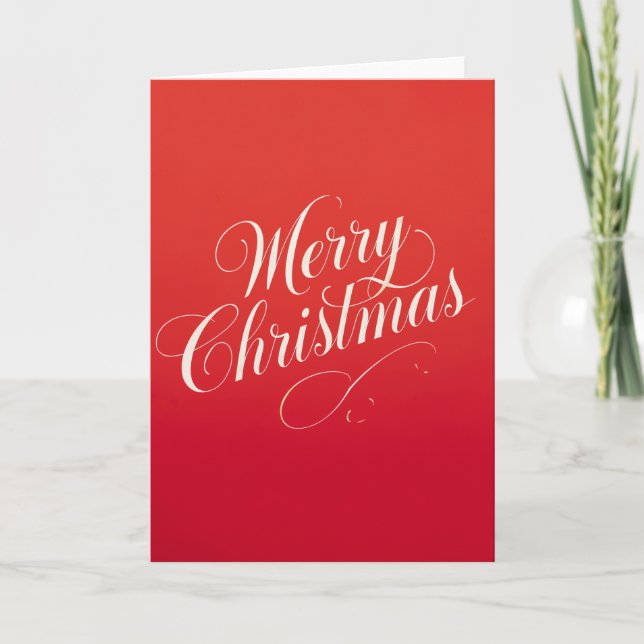 Happy New Year Merry Christmas Holiday Season Card (Front)